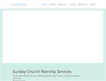 Tablet Screenshot of calvaryparadise.org